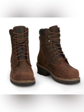 Chippewa 55025 8" Steel Logger Boot Women’s Size 7.5 NWT
